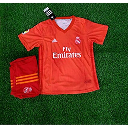 MERAH KIDS JERSEY REAL MADRID 3RD KIDS ANAK 2018 2019