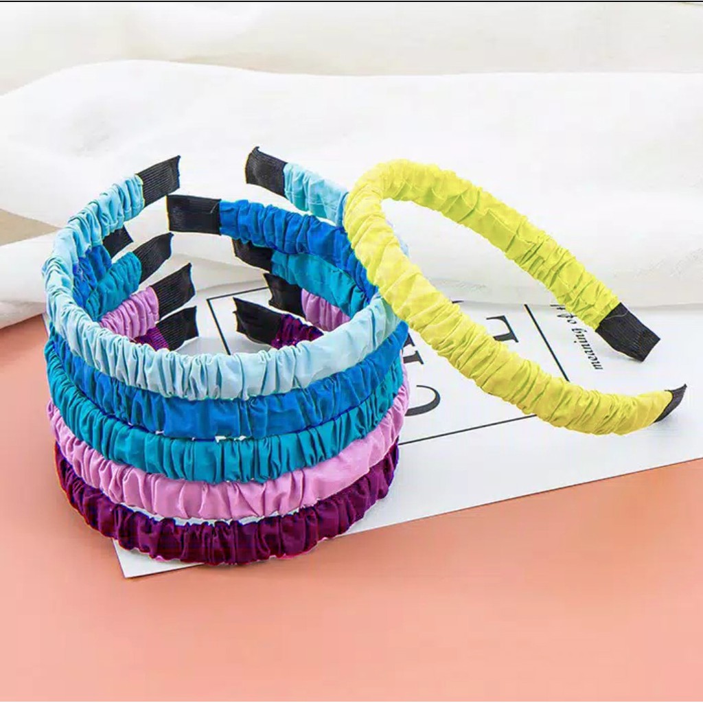 bando scrunchie kerut korea summer colours