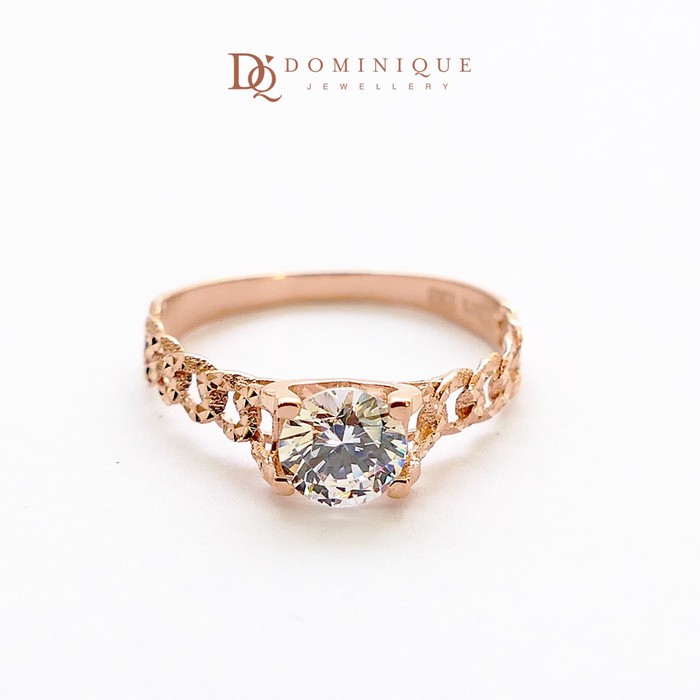 

Cincin Wedding Citra Gold- Dominique Jewellery 75% DQ 005