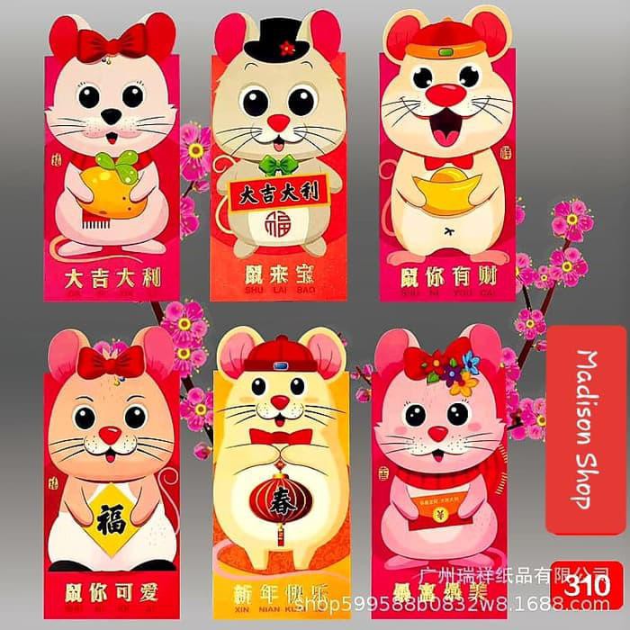 

Angpao Tikus Panjang 3d Premium Ampao Imlek Baru Murah Grosir Lusinan