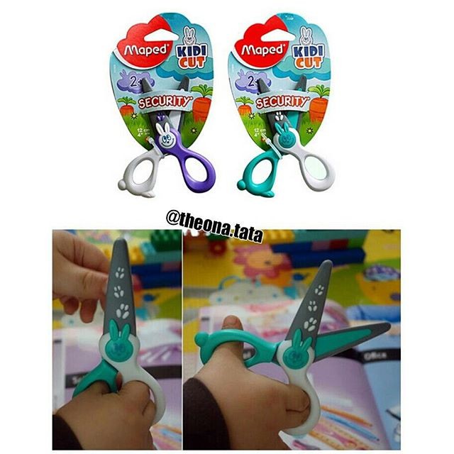 

#mainanedukasimurah Maped Gunting Plastik Aman untuk Prakarya Aktifitas Anak Balita B_TT