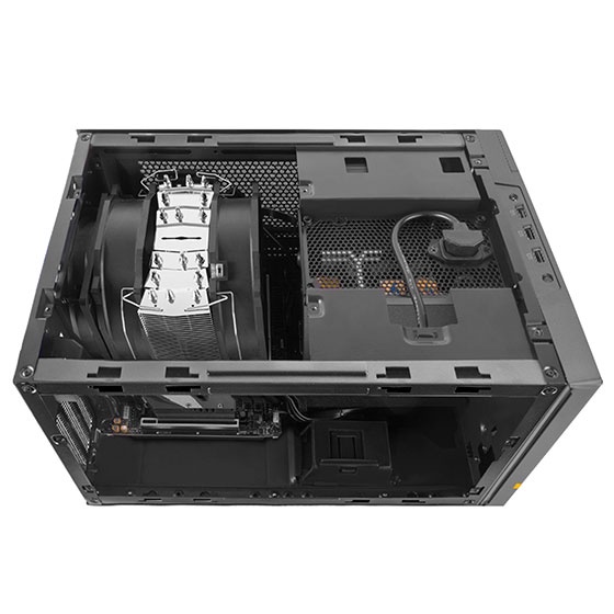 Case Silverstone Sugo SG14 (Mini ITX, Black, Atx Psu) Casing SG 14