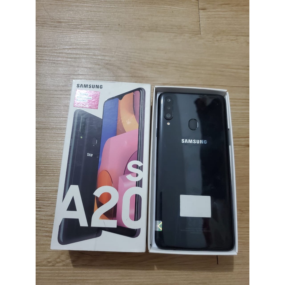 Samsung A20s Ram 3/32GB ex sein Dual Sim Bekas Lengkap NO MINUS