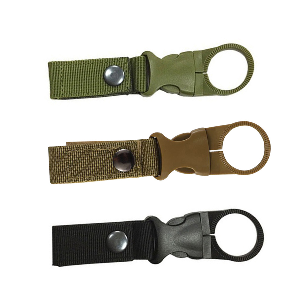 [Jianxin] Portable Outdoor Sport Mountaineering Carabiner Water Bottle Webbing Buckle Clip