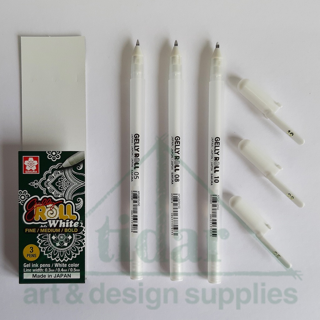 

Sakura Gelly Roll White - Ballpoint Gel - Pulpen Jel - Pen Putih