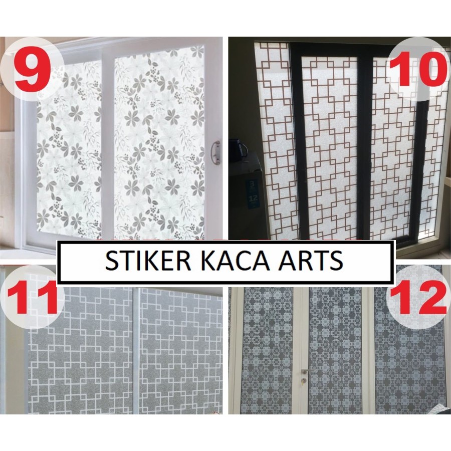 STICKER / STIKER KACA COCOK JENDELA RUMAH / STIKER MOTIF L90