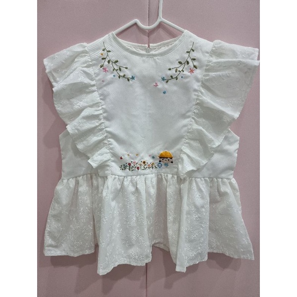 ZielKids x Sally&Piper/Fleur Top White Adult Size L/XL NEW