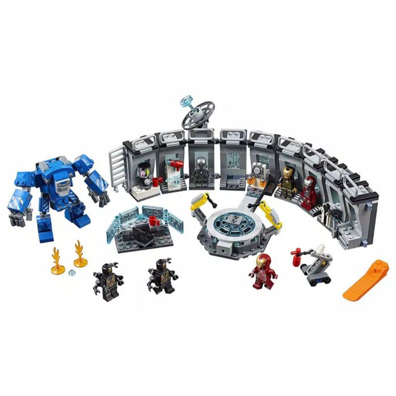 Bricks Super Heroes Iron Man Hall of Armor - Avengers Endgame