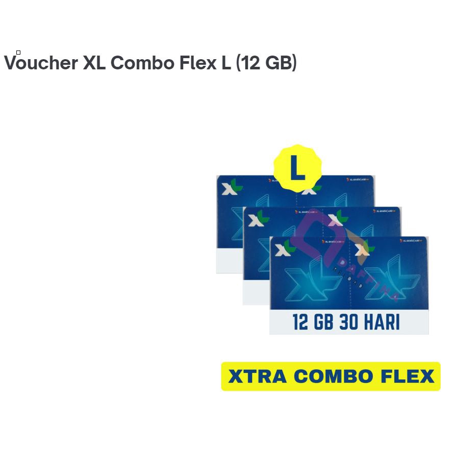 Voucher  Xl 12Gb / Paket data xl 12 gb
