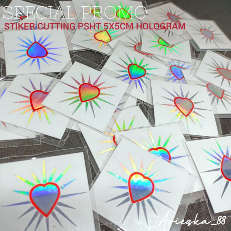 

stiker psht hologram 5cm x 5cm murah berkualitas | sticker psht hologram