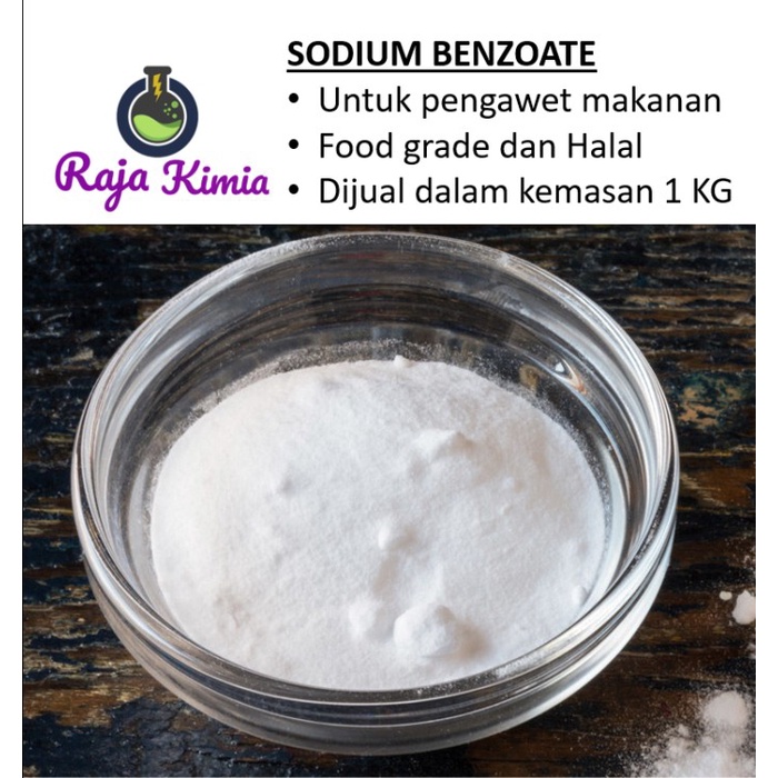 TERBARU Sodium Benzoat / Natrium Benzoat - 1 KG