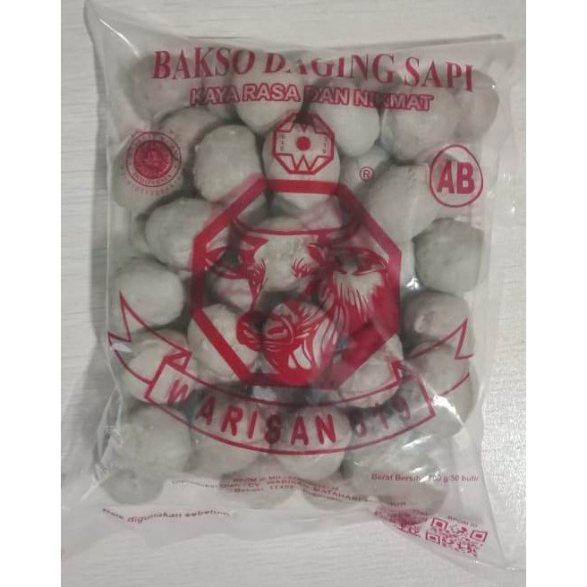 

BAKSO WARISAN 319 AB ISI 50 / BASO DAGING SAPI