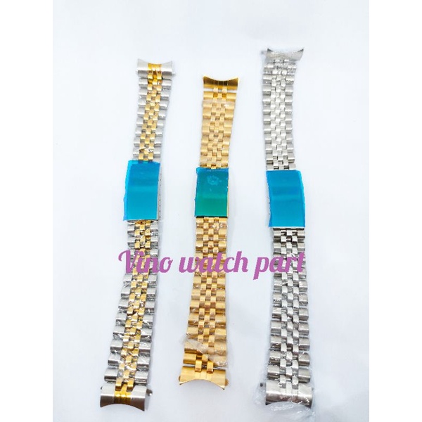 Strap Tali Jam Tangan Rantai Rolex Datejus, Tali Rantai Jam Tangan Rolex 20mm