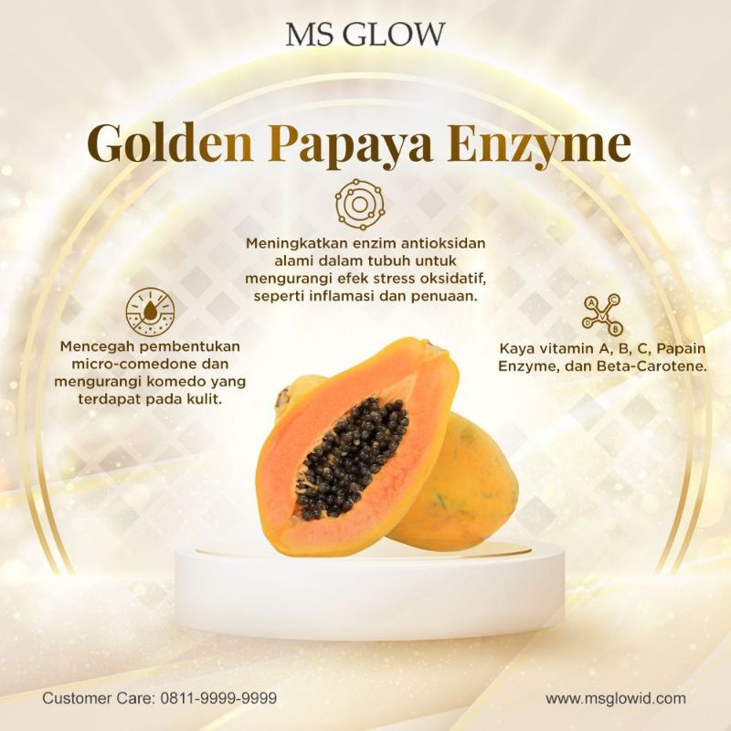 Golden Glow Facial wash MS Glow Original cuci muka khusus kulit berjerawat bisa cod