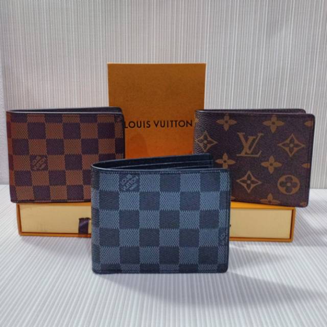 Dompet lipat pria mono damier