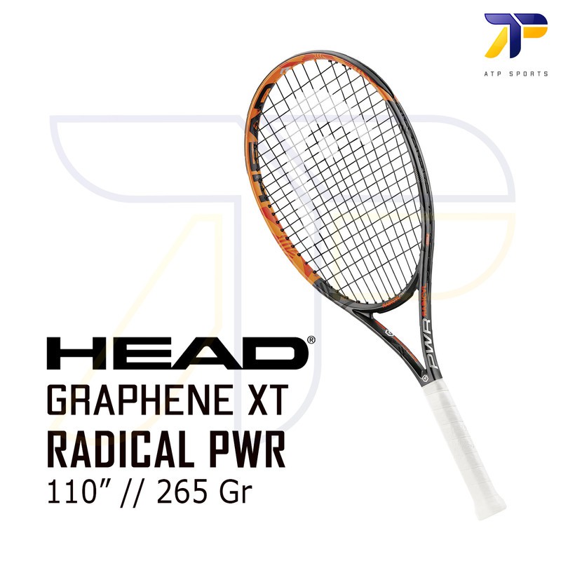 Raket Tenis Tennis HEAD Graphene XT Radical PWR  110 Inch 265 G Gram