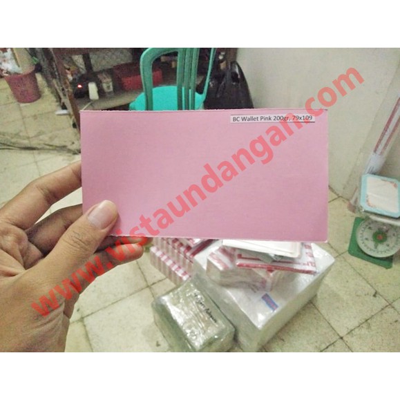 

kertas BC Wallet Pink folio F4