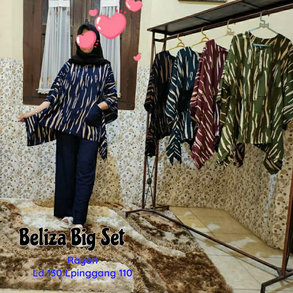 SALE Beliza Big set jumbo modern stelan wanita jumbo besar murah