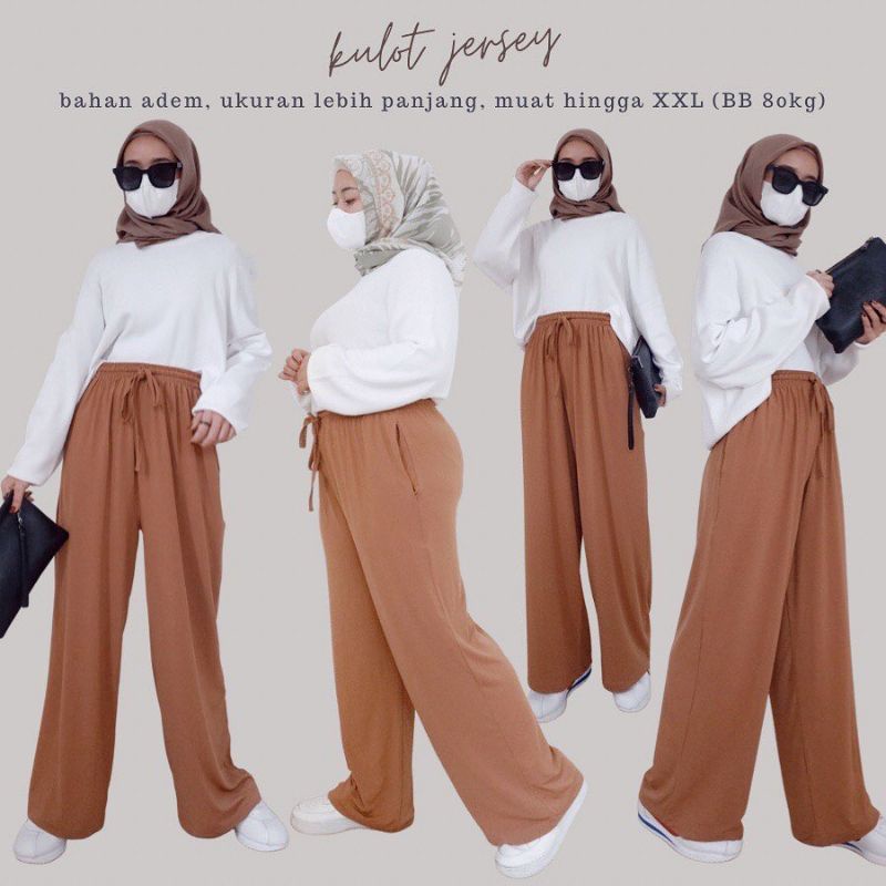 Kulot Jumbo Daily/Kulot Jumbo Wanita/Kulot Umbrella/Celana Panjang Wanita Premium ini