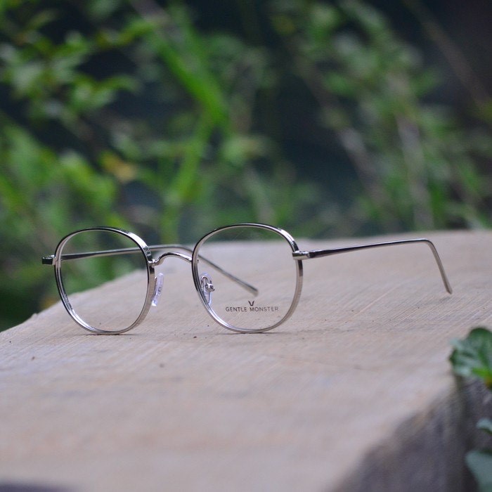 Kacamata Blueray Retro / Anti Radiasi BEST &amp;NEW|2261 Frame Optik|Korean Style - BLUERAY NORMAL