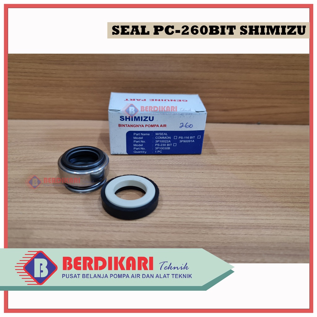 Mechanical Seal Pompa Air Shimizu Pc 260 Bit Pc 375 BIT Original