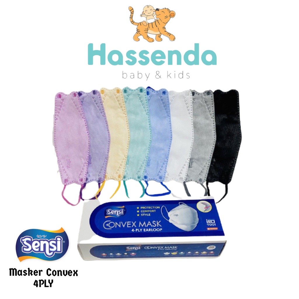 Sensi Convex Mask Earloop / masker sensi convex 4 PLY