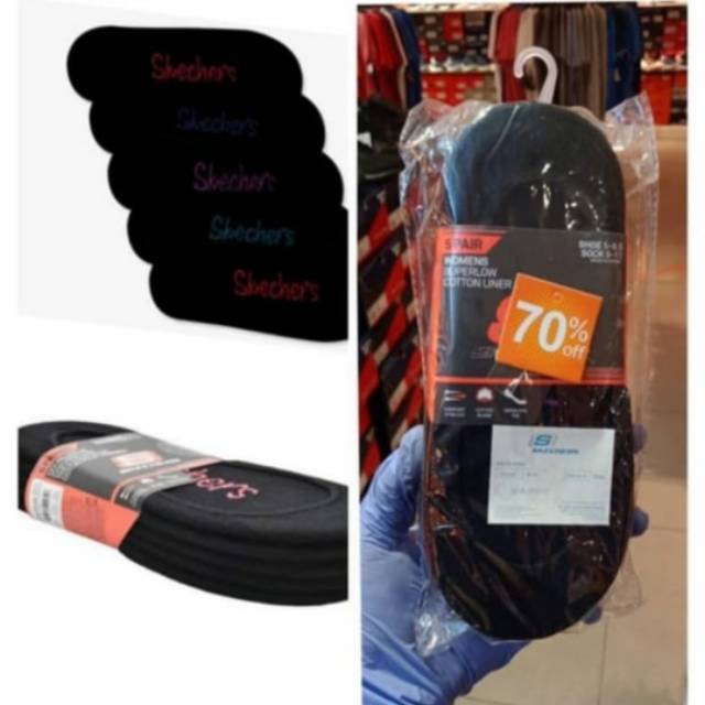  KAOS KAKI SKECHERS  ORIGINAL 100 ISI 5PASANG Shopee 