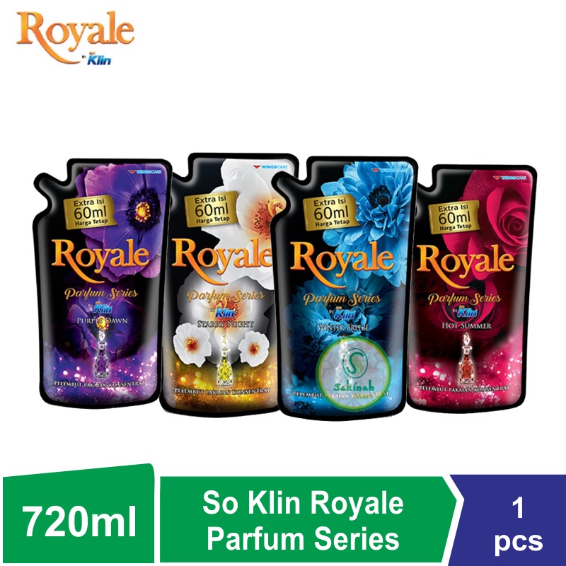 So Klin Royale Parfum Series Pelembut Pakian 720ml