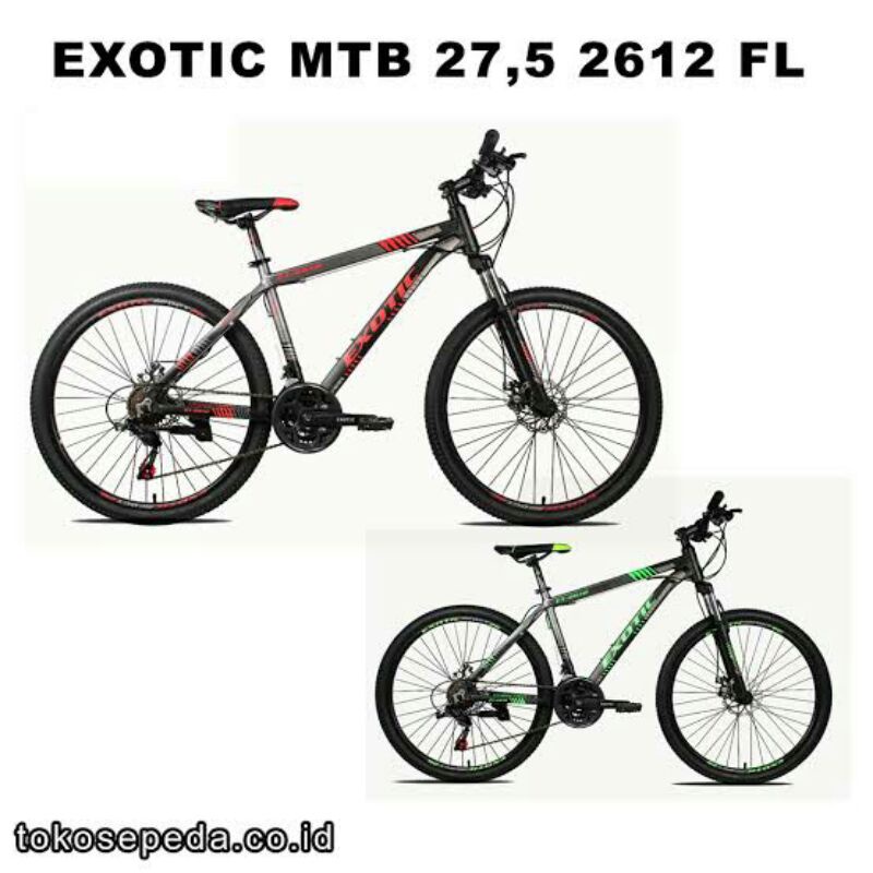 Sepeda Gunung / MTB 27.5 Exotic 2612 FL
