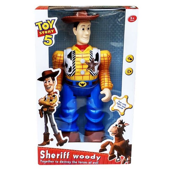 Mainan Anak Figure Sheriff Woody Toy Story 5 Toys Figurine Set Robot