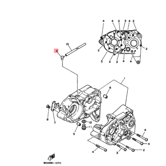 breather nepl nepel selang hawa rxking rx king rxs rxz rzr original ygp 3ka-e5371-00