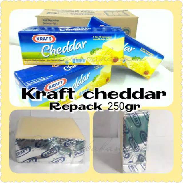 

Keju Kraft Cheddar 250gr