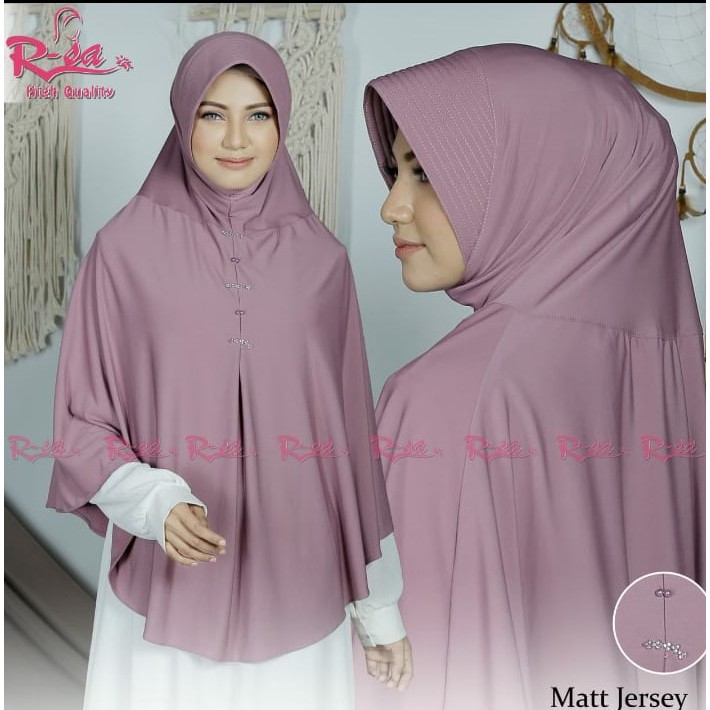 HIJAB R-SA BAHAN JERSI PAYET DITENGAH