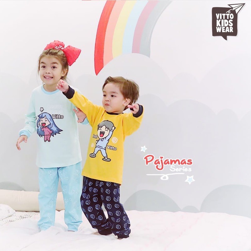 Piyama Anak Pajamas cute Sleepy Vitto