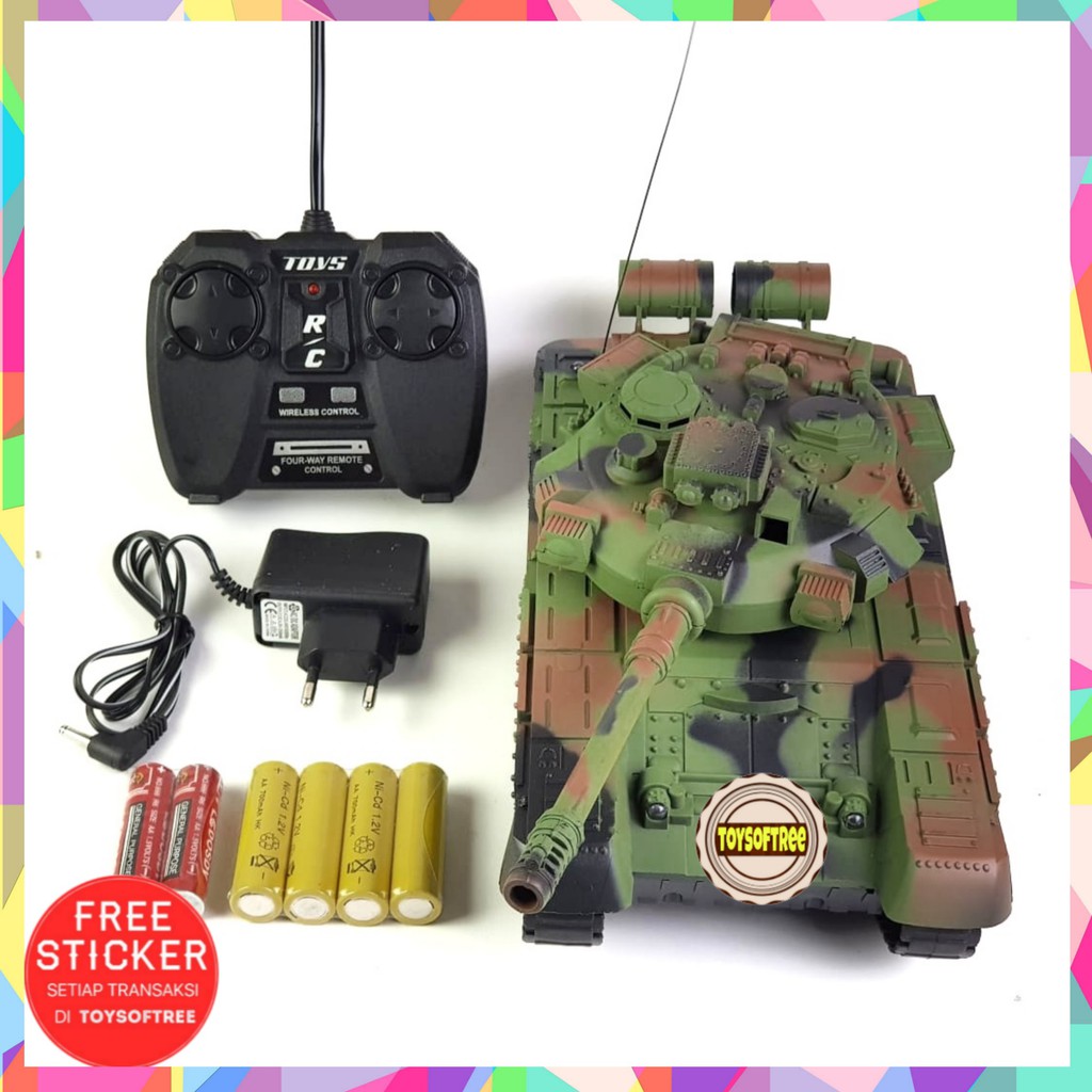 MAINAN ANAK RC TANK REMOTE  CONTROL  TANK MOBIL  REMOT 