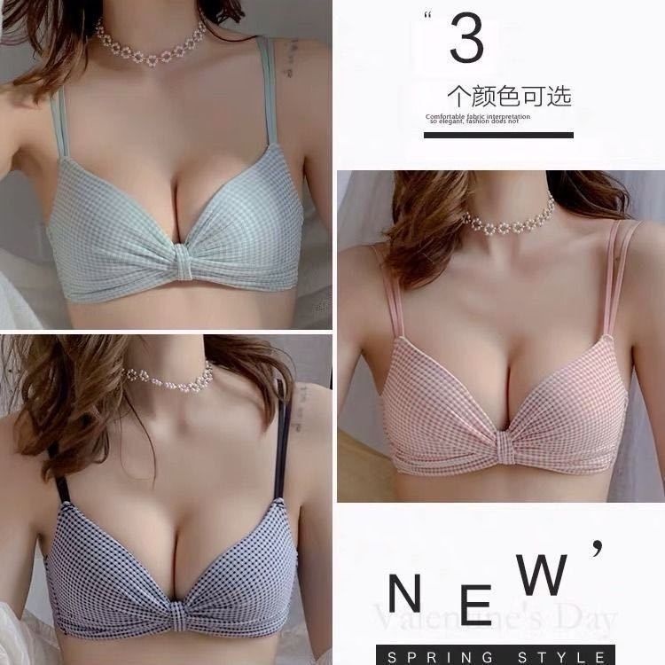 BRA Wanita Push-up Bh Import Wanita Korea Style Model Grid Premium Quality