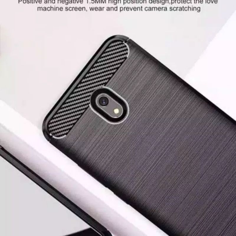 Case Redmi 8a Ipaky Fiber Carbon Premium Case Ultimatte