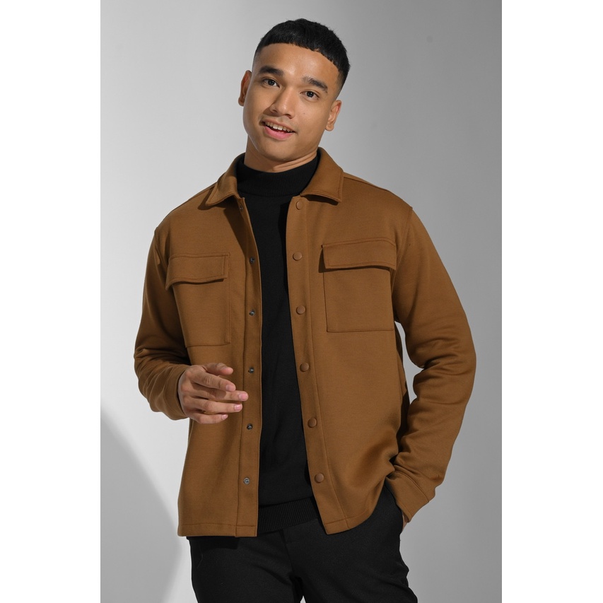 PREPP STUDIO - SHACKET JACKET LIGHT BROWN - Jaket Baju Pakaian