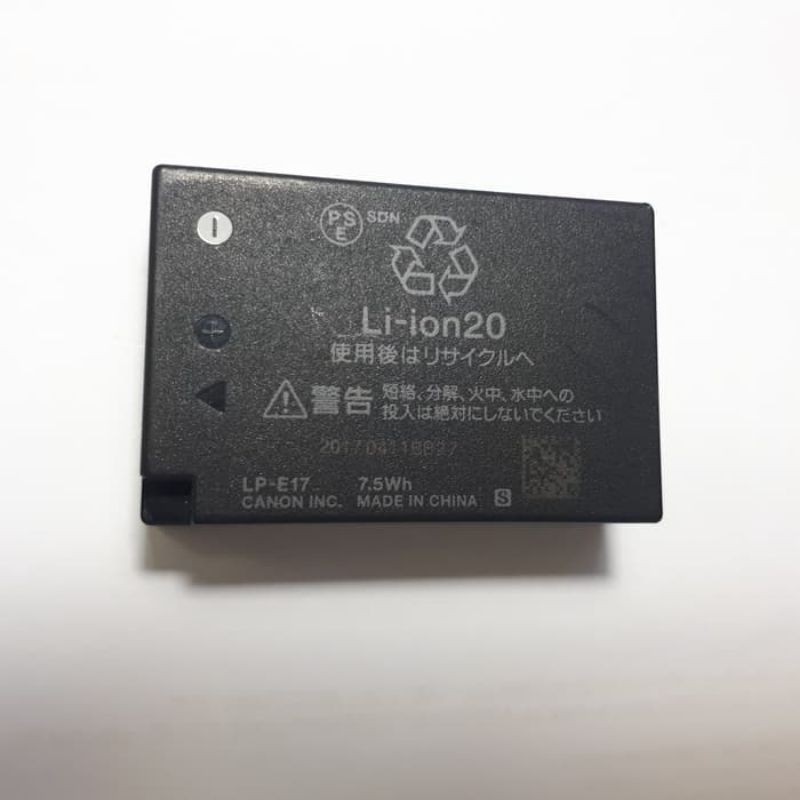BATTERY CANON LP-E17 ORIGINAL....Battery Canon LP-E17 Original