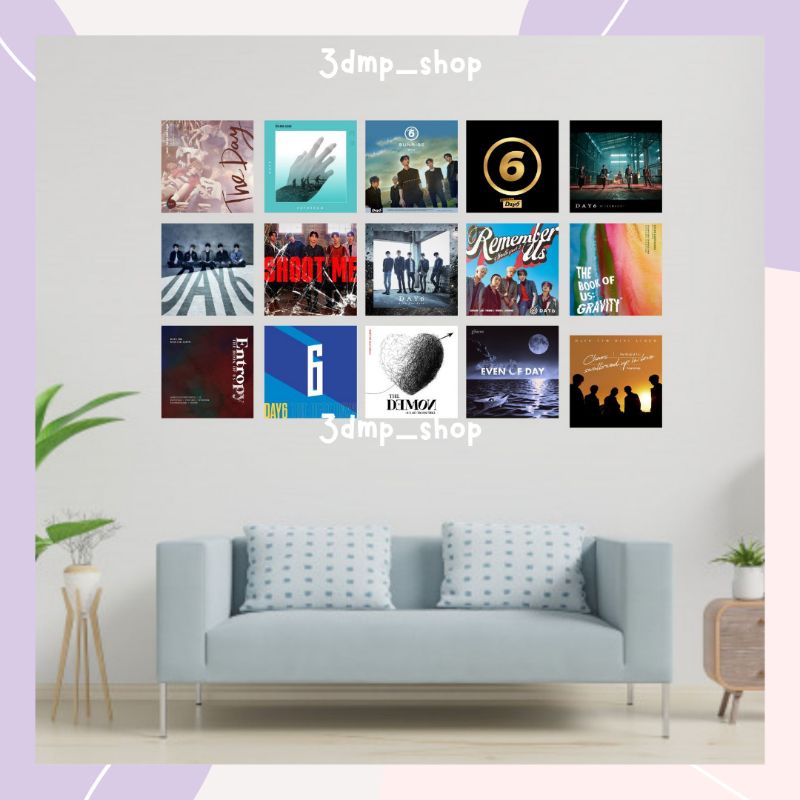 [15 Lembar] walldecor wall decor day6 day 6 negantropy album