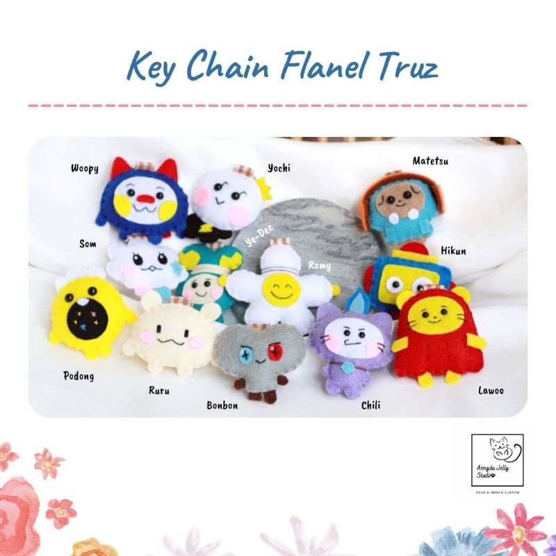 [READY] Keychain Flanel Truz