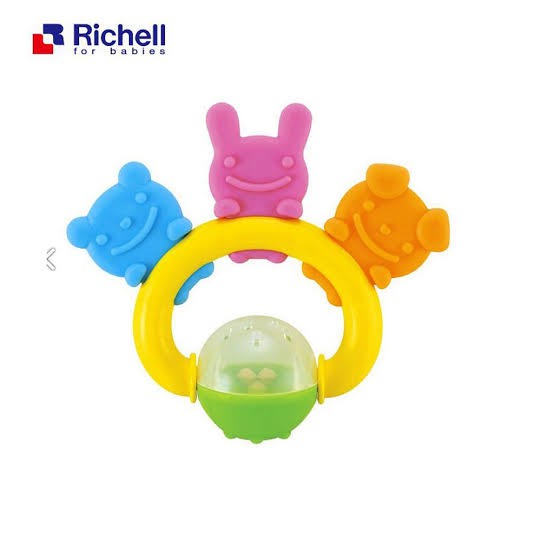 Richell Animal Teether - Animal Friends - Gigitan bayi