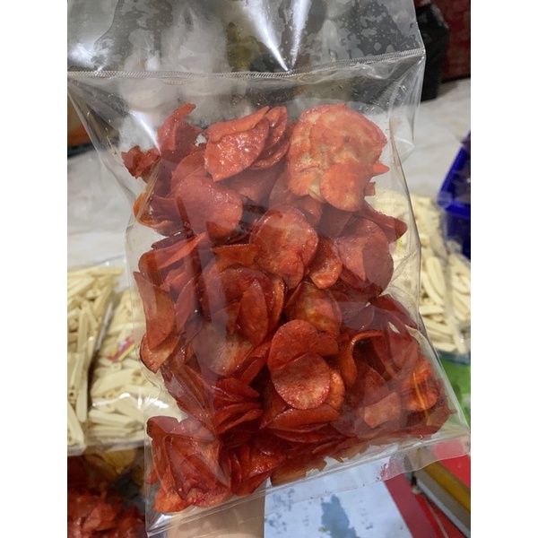 

Keripik Singkong Balado Lengket