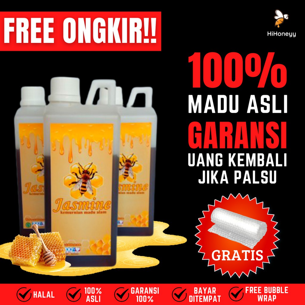 Jual Madu Jasmine Hutan Murni Asli Multiflora Sumbawa 100 Alami Pure Honey Nusantara Original