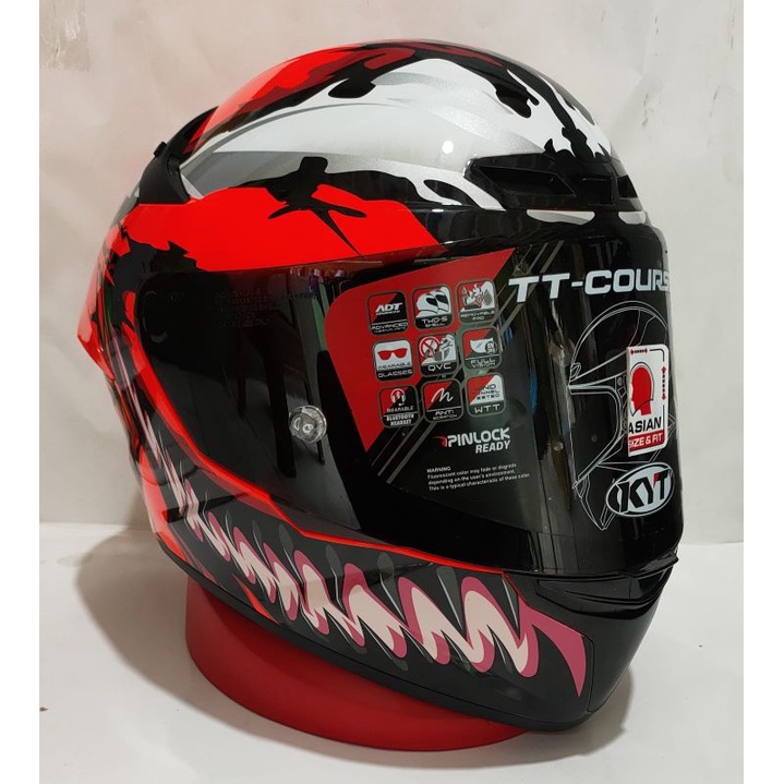 Helm KYT TT Course marvel carnage