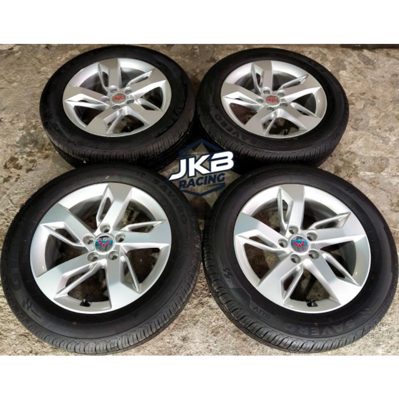 velg bekas copotan mobil wilung almaz ring 17 + ban 215 60 R17