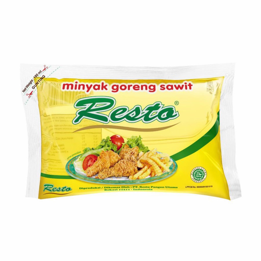 

Minyak Goreng Resto ( Bantal ) 180 Ml 1Carton isi 48pcs Ready