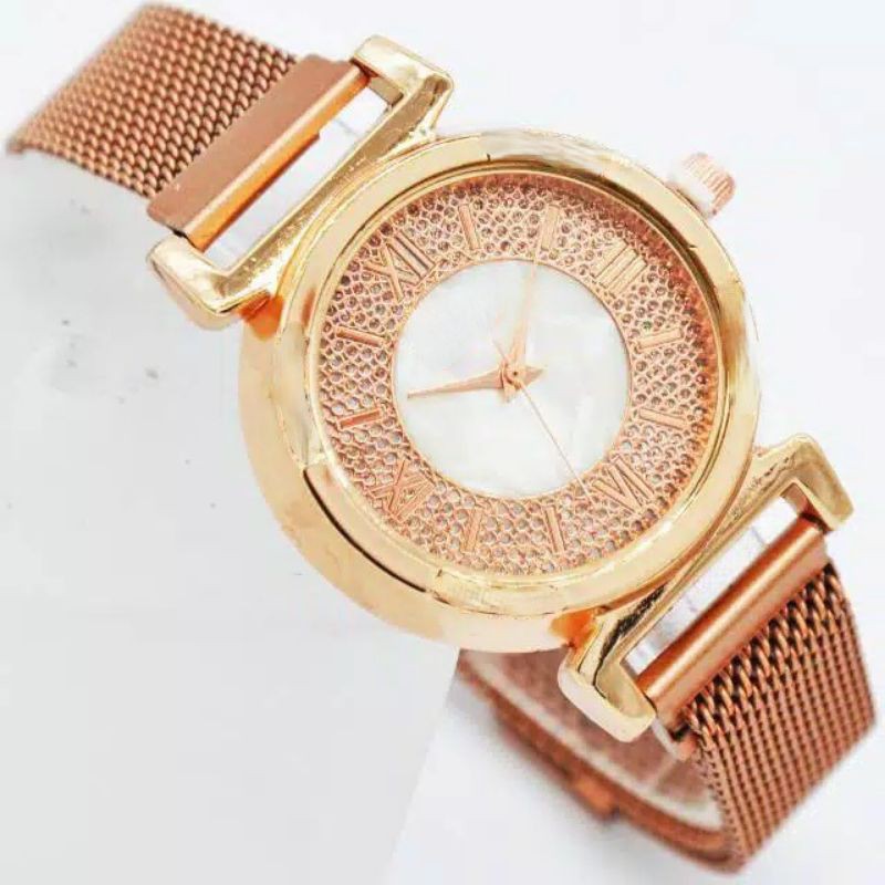 Jam Tangan Wanita Magnet Murah Diyoor Diamond Romawi 7 warna