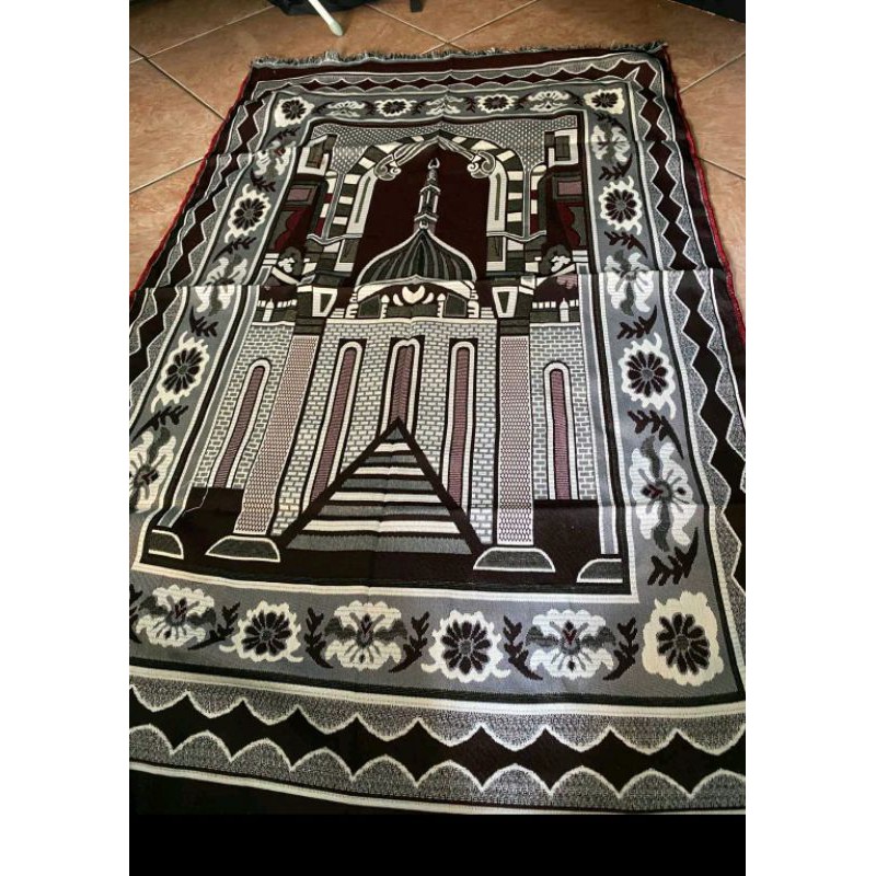 Sajadah Alydrus Lebar | Sajadah Travel Dewasa | Souvenir Oleh Oleh Haji Umroh