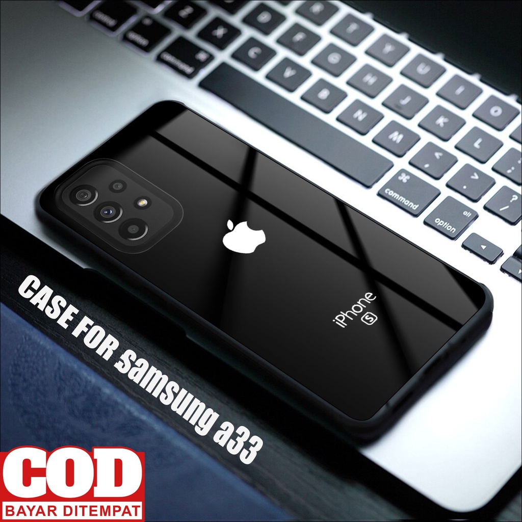 Case SAMSUNG A33 - Casing SAMSUNG A33 Terbaru Case [ MOTIF APL ] Cassing Hp SAMSUNG A33 - Silikon Hp